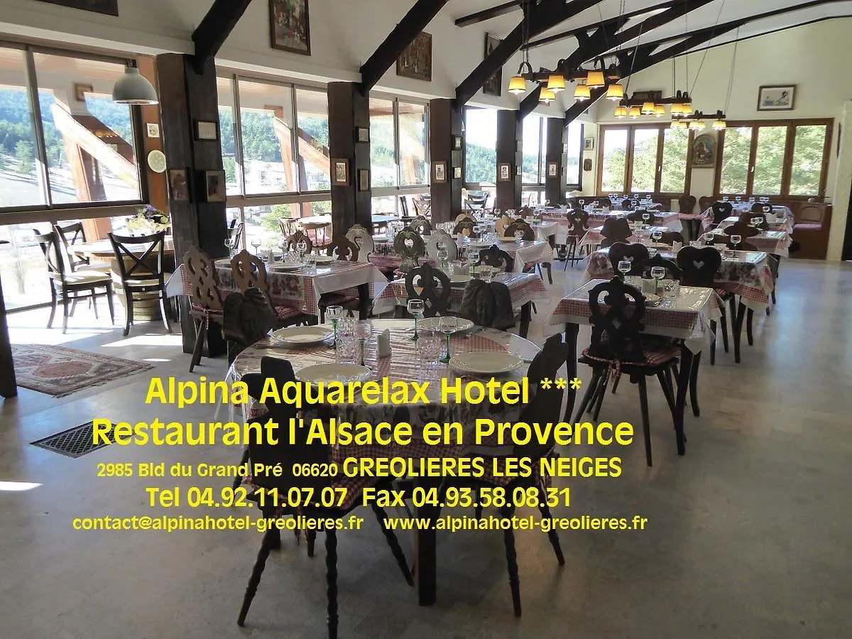 Chalet Alpina Aquarelax Hotel & Spa Greolieres les Neiges